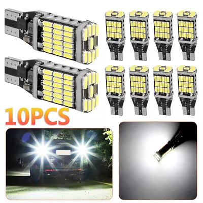 10 PACK Warm White T10/921/194 RV Trailer 42SMD Backup Reverse LED Light Bulb • $11.01