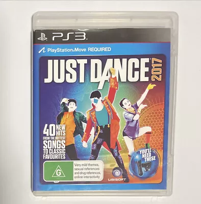 Just Dance 2017 *Good Condition* *Complete* PlayStation 3 • $33.95