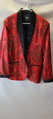 Men's  Shrine Jacket Size 44 Smoking Jacket Fancy Jacket Tapestry Jacket • $275