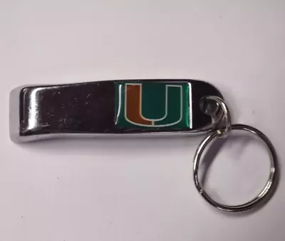 University Of Miami Key Chain Bottle Opener Keyring Christmas Stocking Gift • $4.95