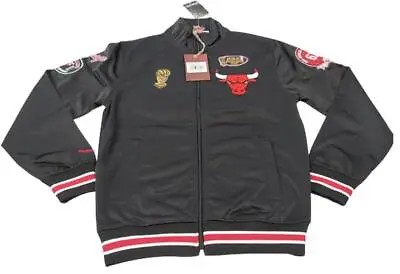 1996 Finals Chicago Bulls Mens Sizes 6X Champs Mitchell & Ness Track Jacket $110 • $67.99