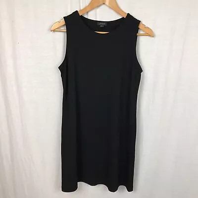 J Jill Wearever Collection Women's Tank Top Dress Solid Black Size Small PETITE • $16.95