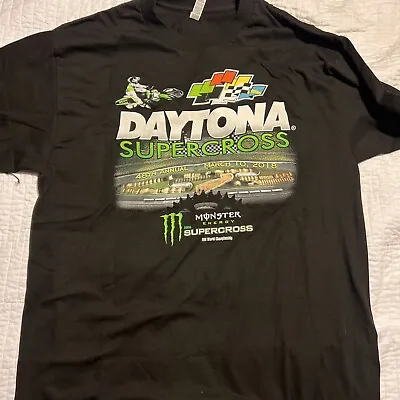 Daytona Supercross T Shirt 2018 FIM World Championship Large • $12
