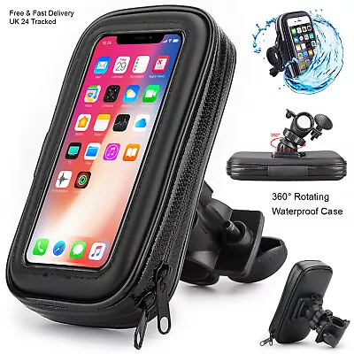 Bike Bicycle Mobile Mount Holder Waterproof Case For IPhone 13/13 Pro/13 Pro Max • £5.44