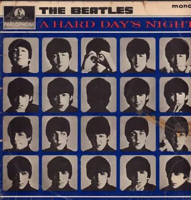 The Beatles(Vinyl LP)A Hard Day's Night-Parlophone-PMC 1230-UK-1964-G-/Fair • £13.79