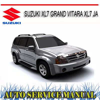 $25.99 • Buy Suzuki Xl7 Grand Vitara Xl7 Ja 2001-2009 Repair Service Manual ~ Dvd