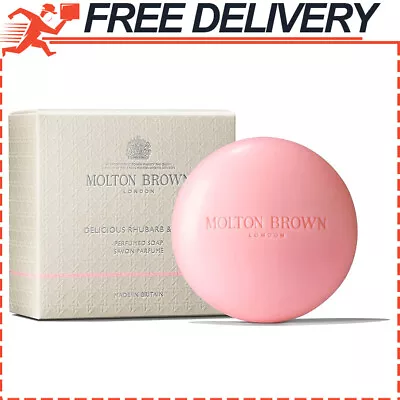 Molton Brown Delicious Rhubarb & Rose Perfumed Soap Made In Britain • $31.93