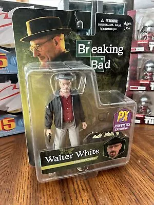 Breaking Bad Walter White Action Figure PX Previews Exclusive Mezco Sealed 2013 • $29.99