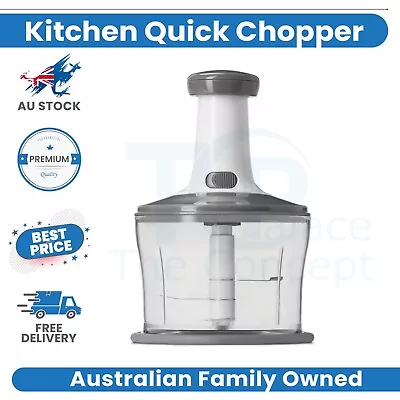 Quick Food Processor Kitchen Chopper Grinder New Free Shipping • $16.99