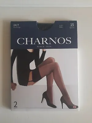 Charnos Black Stockings Size S 15 Denier  • £4