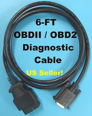 6FT OBD2 OBDII Scanner Main Data Cable For MATCO Quickcode MD9000 Code Reader  • $30.65