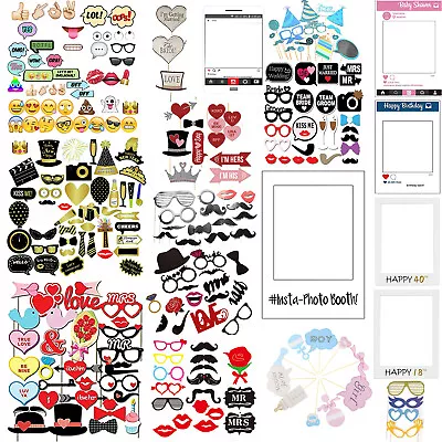 $8.48 • Buy Photo Booth Props Wedding Mother To Be Baby Shower Hen Do Party Games Selfie Fun