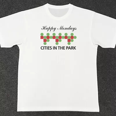 £27.99 • Buy HAPPY MONDAYS HEATON PARK T-SHIRT  Madchester Black Grape Cities In The Hacienda