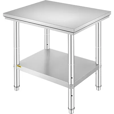 24 X30  Stainless Steel Kitchen Work Prep Table Bench Commercial Restaurant • $58.99