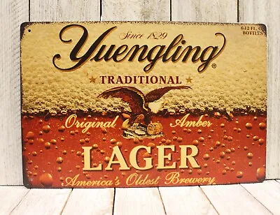 Yuengling Beer Tin Metal Sign Bar Pub Yuenglings Vintage Style Ad Restaurant XZ • $10.97