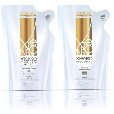 Loreal X-Tenso Hair Straightener Smoothing Cream 125ml + Neutralizer 125ml • $19