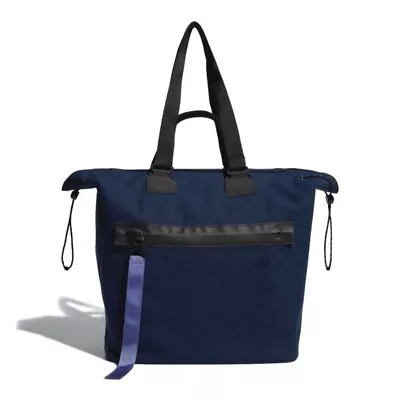 $44.96 • Buy Adidas Favorites Two-Way Tote Bag Navy Blue W Shoe Bag Pockets Laptop Sleeve $90
