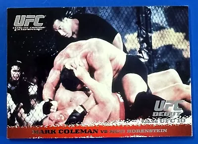 2009 TOPPS UFC ROUND 1 ROOKIE MARK COLEMAN Vs HORENSTEIN #3 RC NUMBERED 197/288 • $24.99
