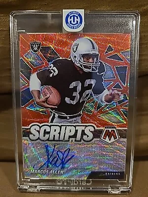 1/1 Marcus Allen 2021 Panini Mosaic Scripts Prizm Auto #S-MA HOF • $375