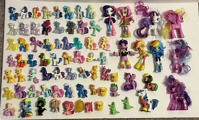 HUGE!! My Little Pony MLP Lot Of 70+ Mixed Figures Mini Figures NICE! HASBRO • $37