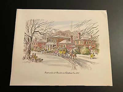 V) Miller & Rhoads Richmond Brandon Plantation Elmo Jones 1967 Christmas Card  • $49.95