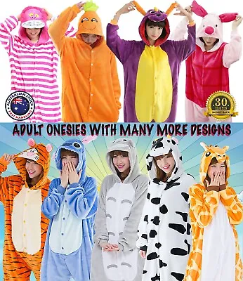 $26.95 • Buy Adult Unisex Onesie Animal Party Costume Fleece Onesies Pyjamas Cosplay Kigurumi