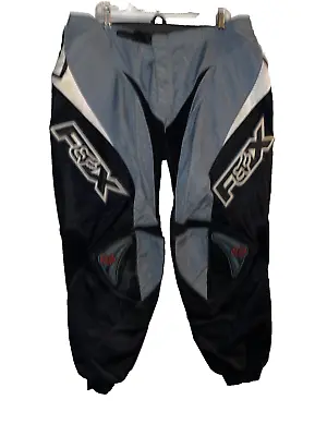 Fox Off Road Motocross Dirt Bike Riding Pants Black Gray Size 42 • $59.99