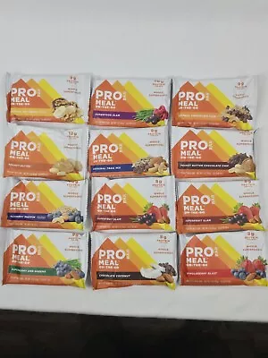 PROBAR Protein Meal Bar 12 Flavor Variety Pack Natural Energy BB April Thru June • $32