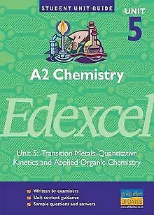 A2 Chemistry Edexcel: Unit 5: Transition Metals Quan... | Book | Condition Good • £2.84