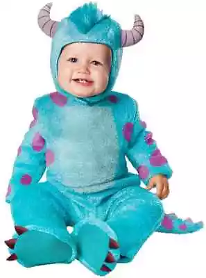 Sulley Monsters Inc University Fancy Dress Halloween Infant Baby Child Costume • $42.85