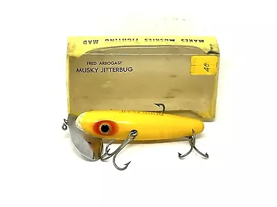 Vintage Fred Arbogast Musky Jitterbug Fishing Lure In Box • $38