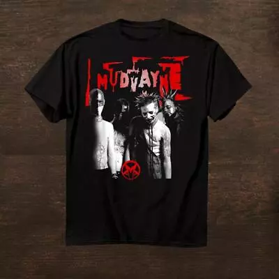 Vtg Mudvayne Band Music Lover Cotton All Size Unisex Black Shirt • $16.99