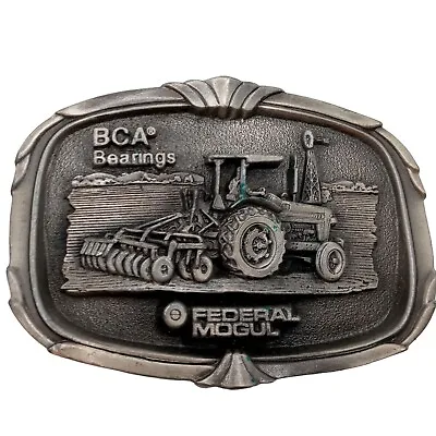 BCA Bearings Belt Buckle Federal Mogul Tractor Plow Farming Farmer Vintage • $24.99
