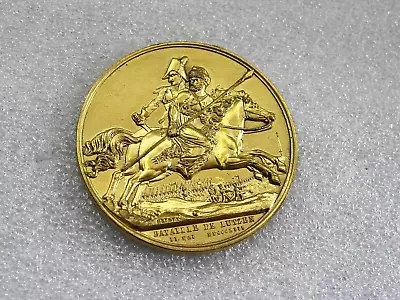 1813 France Gilded Medal Battle Of Lutzen Napoleon Bonaparte Rare • $59