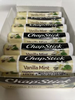 ChapStick Vanilla Mint Lip Balm Sealed 6 Ct • $12.99