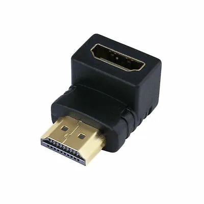 4K HDMI Adapter 90 Degree Right Angle Male To Female Type Port Angled Adaptor • $2.38