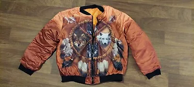 Wolf Insulated Jacket Men's Large Orange In Color  • $59.99