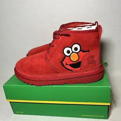 Ugg Sesame Street Elmo Red Winter Comfort Boots 3y • $47