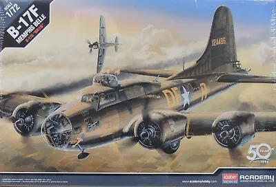 Wwii Usaf B-17f Flying Fortress Memphis Belle Academy 1:72 Plastic Airplane Kit • $39.99