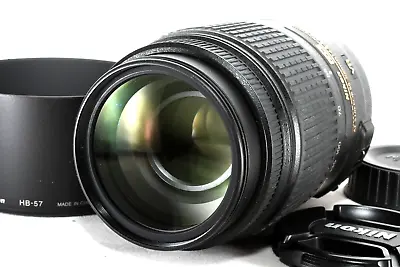 Nikon AF-S NIKKOR 55-300mm F/4.5-5.6G ED DX VR Lens W/hood And Covers • $329