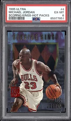 Michael Jordan Psa 6 1995 Fleer Ultra #4 Scoring Kings Hot Packs Bulls Hof 7851 • $0.99