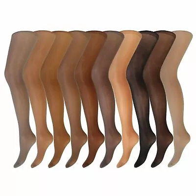 £3.29 • Buy Cindy 20 Denier Ladder Resist Tights. Choice Of Colour/Size - New/Free Post