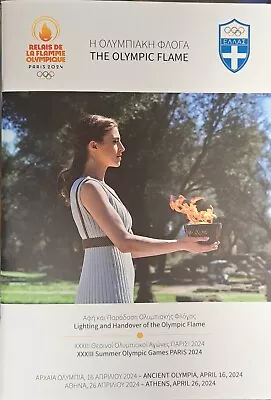 Paris 2024 Torch Relay Lighting And Handover Of The Olympic Flame Program • $29.99