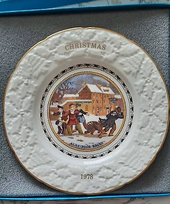 Coalport - Fine Bone China -  1978 Christmas Plate - 'Alas! Poor Bruin' - Boxed • £4.99
