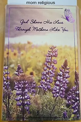 Happy Mother’s Day Mom Religious A Mothers Love  Large Greeting Card • $3.25