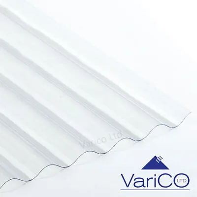 Suntuf Corrugated Polycarbonate Roofing Sheets - Strong Plastic Roof Panels • £31.86