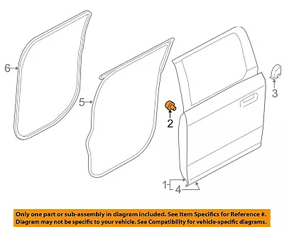 FORD OEM 15-19 F-150 Front Door Door Components-Bumper Right W717122S300 • $3.99