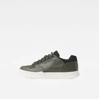 NIB Men's G-Star Raw Rackam Vodan Low Sneakers Combat Gray Shoes Size 44 US 11 • $135
