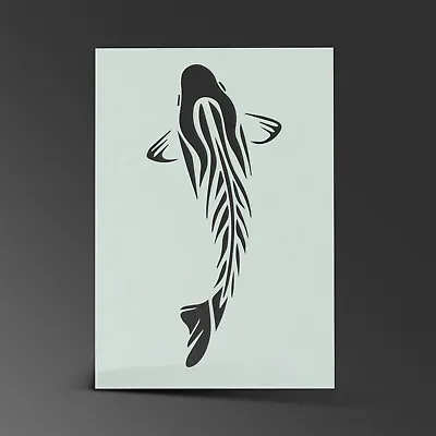 Koi Carp Fish Stencil Mylar Sheet Painting Wall Art Kids Craft 190 Micron • £3.49