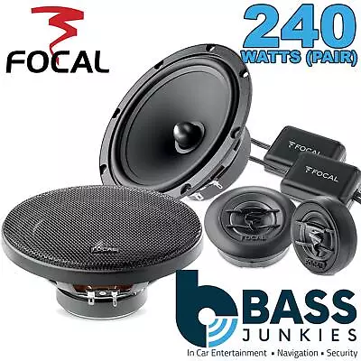 Focal Auditor 240 Watts 6.5  16.5cm 2-Way Component Speakers + Grills (PAIR) • £99.99